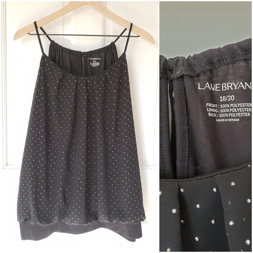 Lane Bryant black top 18/20